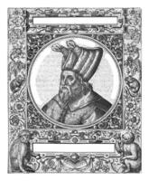 Portrait of the sultan Cansaves Gauris, Theodor de Bry, after Jean Jacques Boissard, 1596 photo