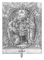 Circumcision of Christ, Hieronymus Wierix, after 1595 - before 1619 photo