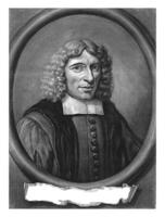 Portrait of Gerard de Vries, Michiel Gillig, 1685 Gerard de Vries, professor of philosophy at Utrecht. photo