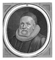 Portrait of Lutheran pastor Johan van Batteveld, Willem Jacobsz. Delff, 1635 photo
