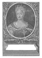 retrato de maria anna de Austria, reina de Portugal, georg Pablo busch, 1734 foto