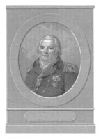 Portrait of King Louis XVIII, Christian Forssell, after Augustin, 1787 - 1852 photo