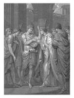 Germanicus being awakened at night in the army camp, Tommaso Piroli photo