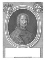 Portret van kardinaal Neri Maria Corsini, Girolamo Rossi II, after Antonio David, 1730 - 1762 photo