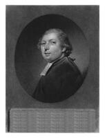 Portrait of the clergyman Jacobus Groeneveld, Charles Howard Hodges, 1795 photo