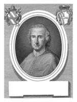 retrato de cardenal Giuseppe espinelli, nicolo porra, después dominico dupra , C. 1750 - C. 1800 foto