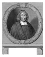 Portrait of Wilhelmus Velingius, Anthony van Zijlvelt attributed to, 1685 - 1690 photo