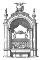 Tomb for Matthias Hovius, Archbishop of Mechelen, David Coster, c. 1700 photo