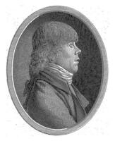 Portrait of Johann Paul Dietrich, Johann Paul Dietrich, after Leonhard Heinrich Hessell, 1801 photo