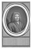 Portrait of Willem Sewel, Jan Caspar Philips, after Gerrit Rademaker, 1733 photo