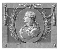 medallón con doble retrato de Charles IV, Rey de España, y consorte, raphael morguen, después stefano tofanelli, C. 1788 foto