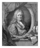 Portrait of Mathematician Jacopo Francesco Riccati, Innocente Alessandri, after Allesandro Longhi, 1750 - 1803 photo