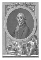 Portrait of poet Tomas de Iriarte, Manuel Salvador Carmona, after Joaqua -n Inza, 1792 photo