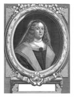 Portrait of Margaret of Parma, Adriaen Haelwegh, c. 1647 - c. 1696 photo