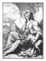 Sibyl of Eritrea, Romeyn de Hooghe attributed to, after Romeyn de Hooghe, 1688 Sibyl of Eritrea photo