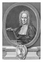 Portrait of jurist and biologist Giuseppe Averani, Carlo Gregori, after Giovanni Domenico Ferretti, 1729 - 1759 photo