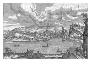 View of Huy, Hendrick van Cleve, 1585 photo