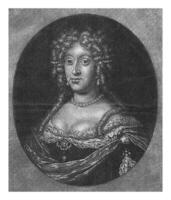 Portrait of Eleonore Magdalene Therese of Palatinate-Neuburg, Jacob Gole, 1676 - 1724 photo