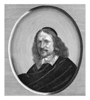 Portrait of Jacob van der Burgh, Pieter Holsteyn II, after Gerard ter Borch II, c. 1624 - 1673 photo
