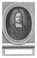 Portrait of Matthew Sylvester, Michiel van der Gucht, after I. Schiuermans, 1670 - 1725 photo