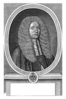 Portrait of Bonaventura de Gisgone, Matthias van Sommer, 1643 - 1672 photo