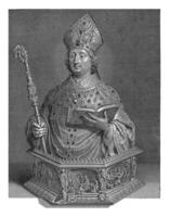 relicario busto de Santo lamberto de mastrique, michel natalis, 1653 foto