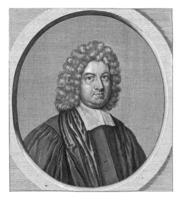 Portrait of Irish Anglican Clergyman George Walker, Francois van Bleyswijck, after unknown, 1681 - 1741 photo