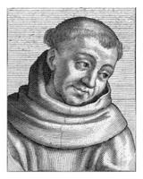 Portrait of Saint Francis de Roye, Jacob Matham, 1617 - 1618 photo