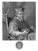 Portrait of Cardinal Jacopo Ammannati, Gaetano Vascellini, after Giuliano Traballesi, after unknown, 1755 - 1805 photo