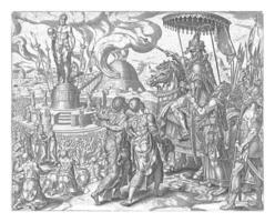 Nebuchadnezzar accuses Shadrach, Meshach and Abednego, Philip Galle photo