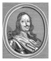 Portrait of Ferdinando II de' Medici, Cornelis Meyssens, after Adriaen van Bloemen, 1670 - 1674 photo