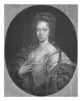 Portrait of Elisabeth Juliana Wermuth, Pieter Schenk I, 1701 photo