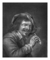 Man with a pipe the Reuk, Abraham Bloteling, after Petrus Staverenus, 1652 - 1690 photo