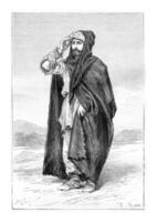 Peasant Mine Aristocrat, vintage engraving photo