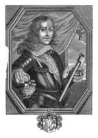 Portrait of Richard Cromwell, Philibert Bouttats I, after c. 1664 - before 1734 photo