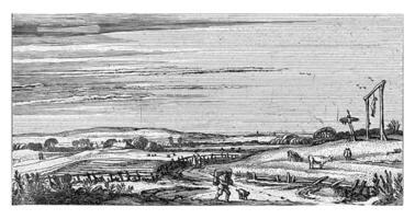 Landscape with a Gallows Field near Haarlem photo