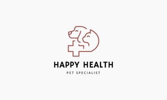 PET CARE Letter logo design template vector. PET CARE Business abstract connection vector logo. PET CARE icon circle logotype.