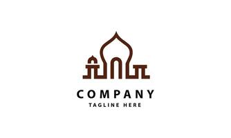 MOSQUE  logo design template vector. MOSQUE Business abstract connection vector logo. MOSQUE icon circle logotype.