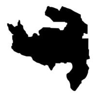 tualatai condado mapa, administrativo división de americano samoa vector ilustración.