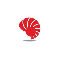 red swirl sun japan symbol logo vector