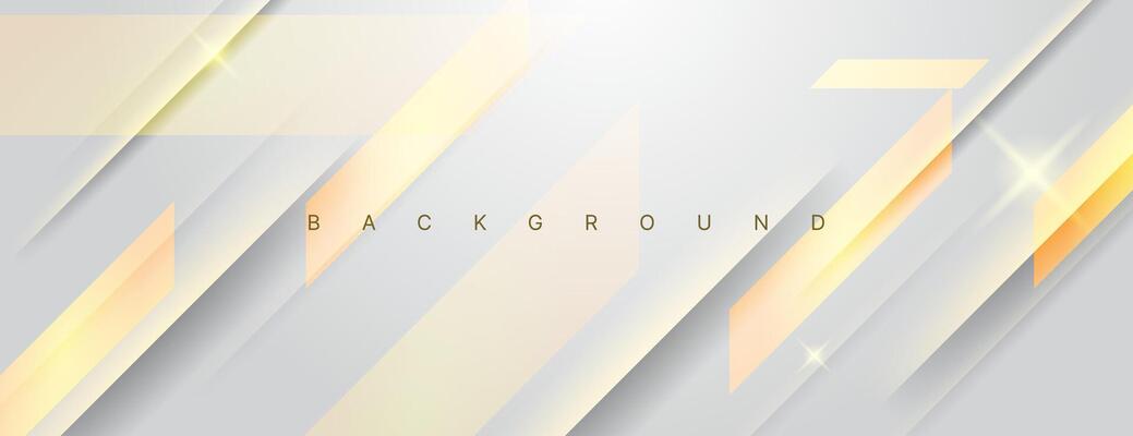 abstract white futuristic background with orange stripes. vector illustration