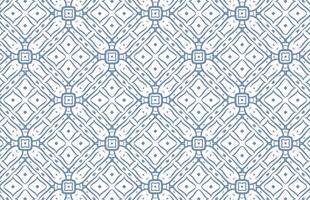 Blue lines on a white background fabric pattern vector