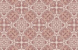 White and brown royal design pattern vector