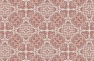 White and brown royal design pattern vector