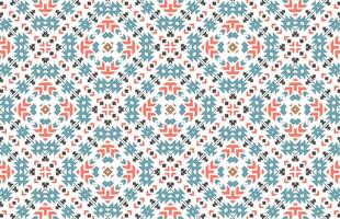 Colorful aztec fabric design pattern vector