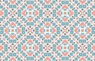 Colorful aztec fabric design pattern vector