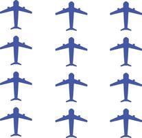 plane pattern seamless background vector