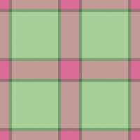 Textile tartan fabric of vector seamless background with a plaid check texture pattern.