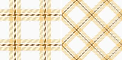 Textile fabric plaid of seamless vector pattern with a check background texture tartan.