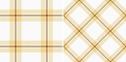 Textile fabric plaid of seamless vector pattern with a check background texture tartan.